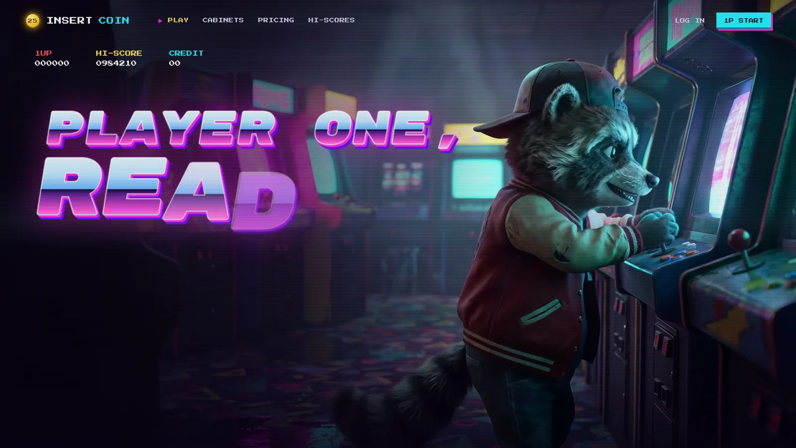 Arcade Raccoon Hero: example result 1