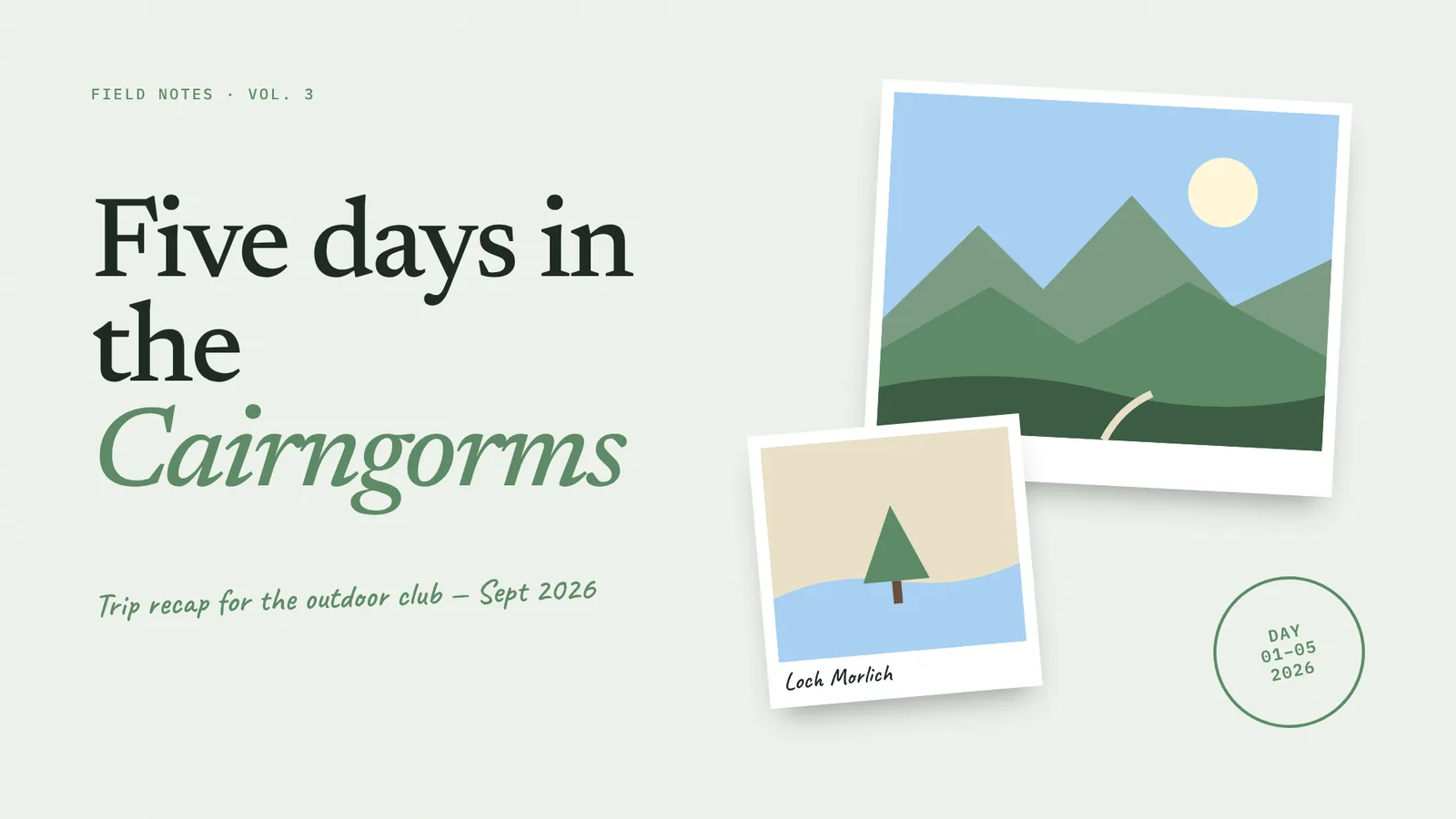 Field Journal Deck: slide 1