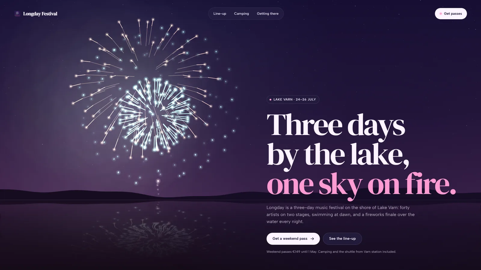 Fireworks Night Hero: an example of what it makes