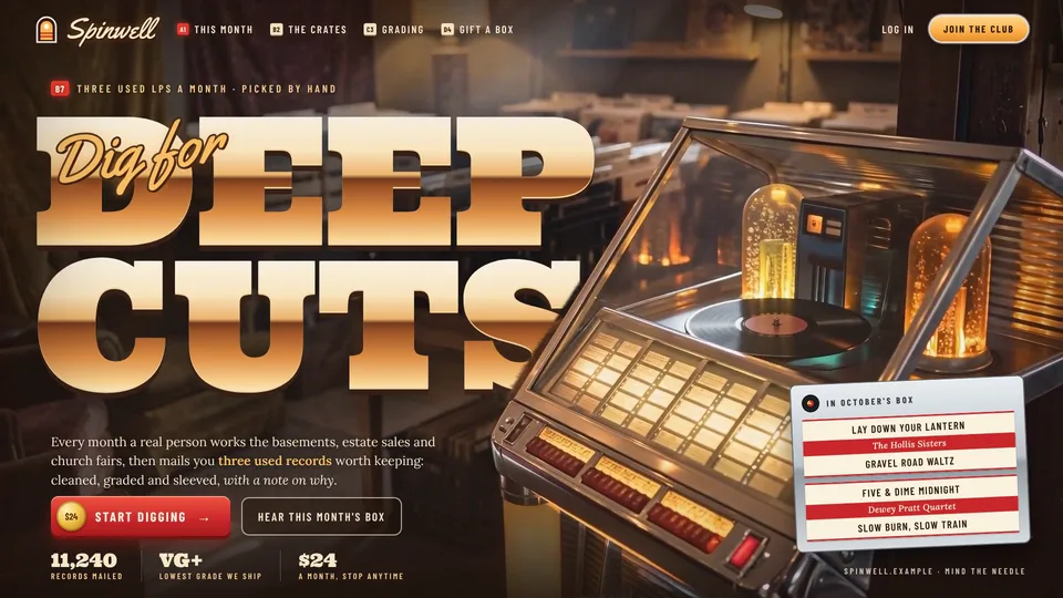 Jukebox Den Hero: an example of what it makes