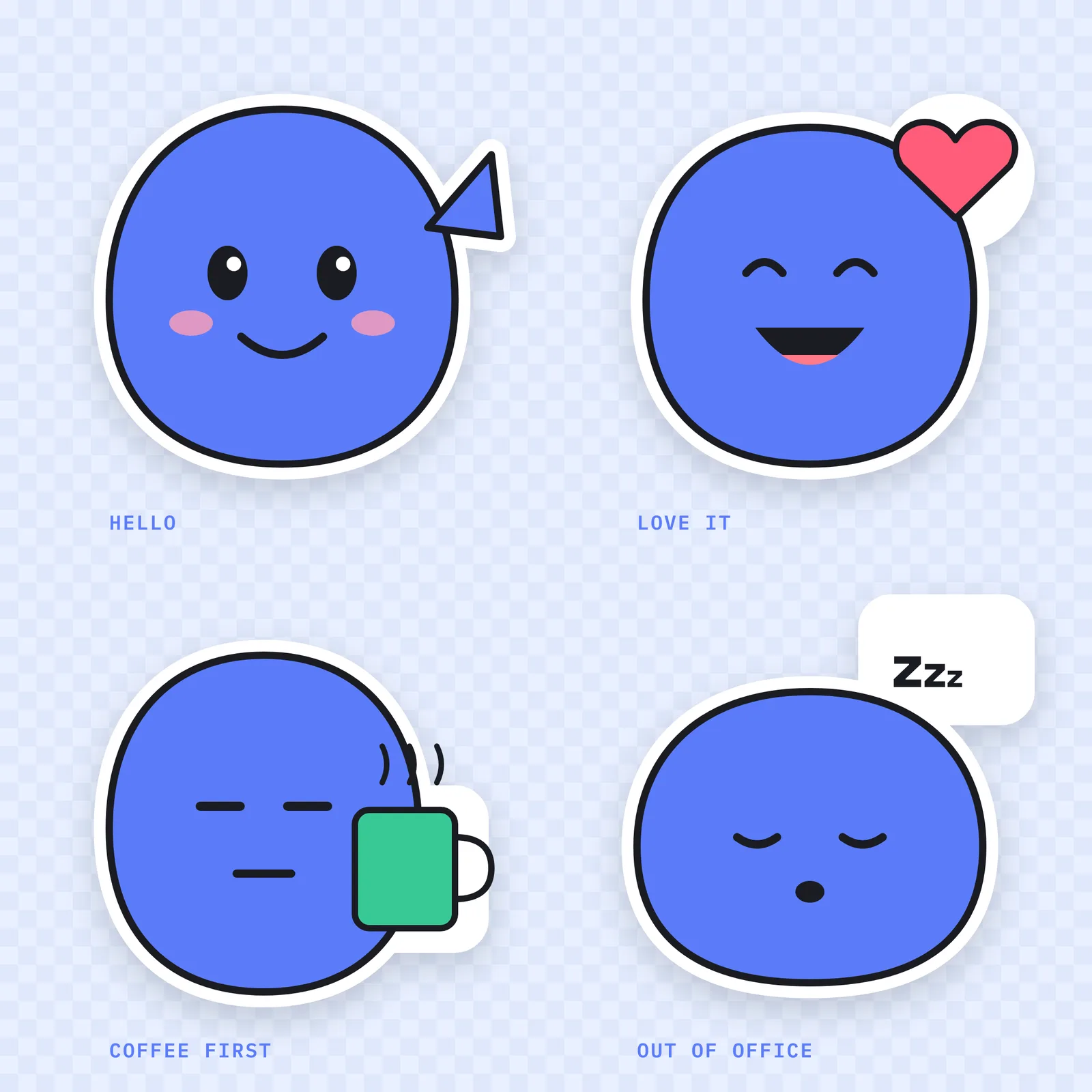 Mascot Sticker Sheet: example output