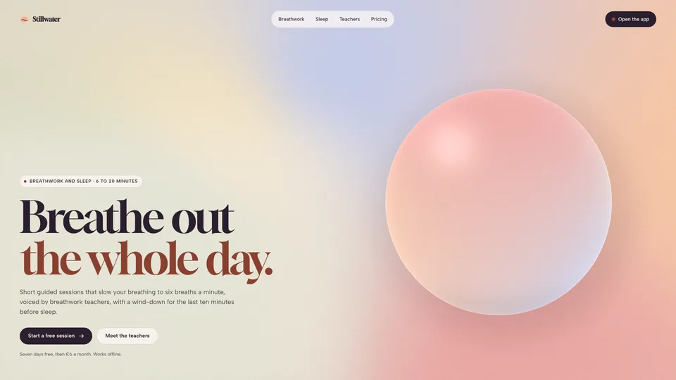 Mesh Gradient Grain Hero: an example of what it makes