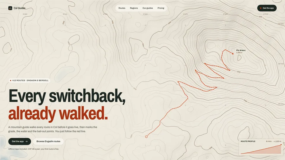 Topo Contour Hero: an example of what it makes